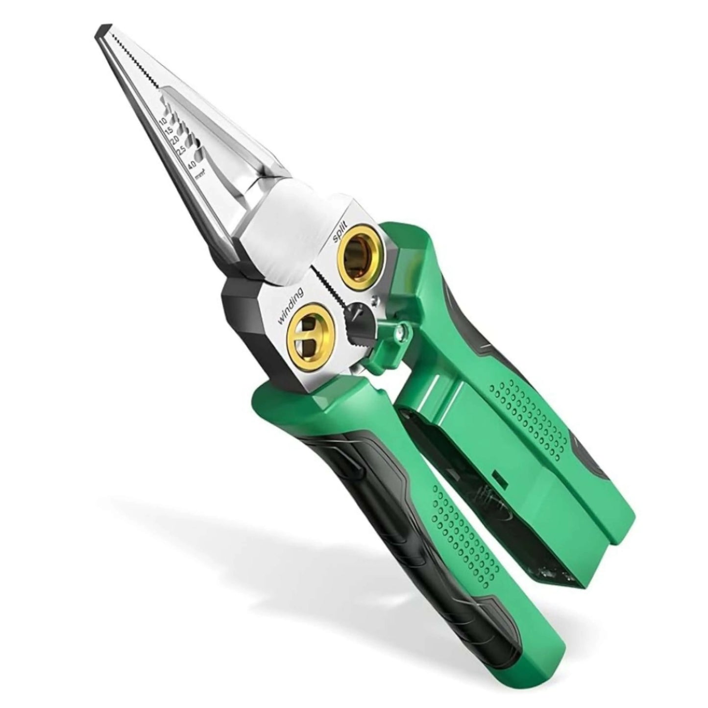 Pinza Pelacables 8 en 1 con Detector de Voltaje VoltGuard™: Nunca Más Toques Cables a Ciegas (Detecta Corriente ANTES de Cortar)