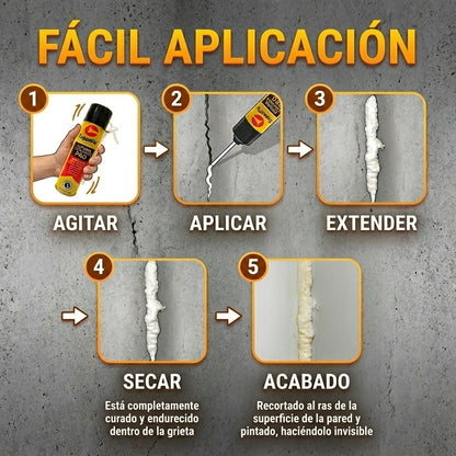ExpanFix™ | Espuma Expansiva | Sella Imperfecciones en Minutos