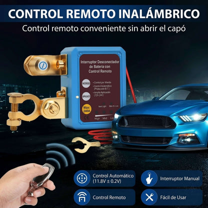 Interruptor de Apagado CarLock™: Duerme Sin Miedo Que Te Roben El Auto