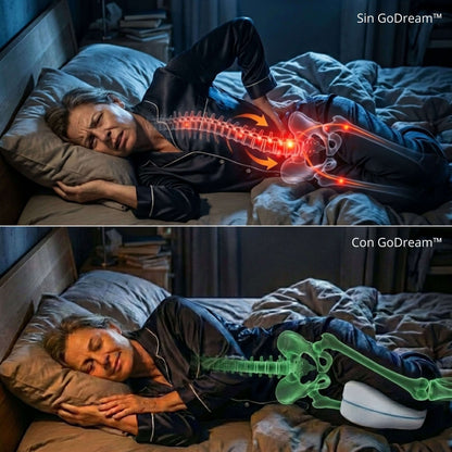 Almohada Ortopédica para Entrepiernas GoDream™: Duerme sin Dolor de Espalda desde la Primera Noche (Ergonomía Médica 2.0)