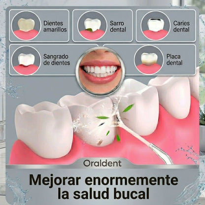 Irrigador dental OralDent™: Adiós Encías Inflamadas y Mal Aliento (Más Eficaz que el Cepillado y el Hilo Dental)