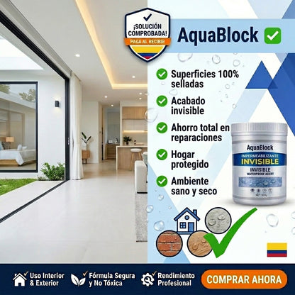 Sellador Impermeabilizante AquaBlock™: Detén Filtraciones en 10 Minutos (Acabado Invisible)
