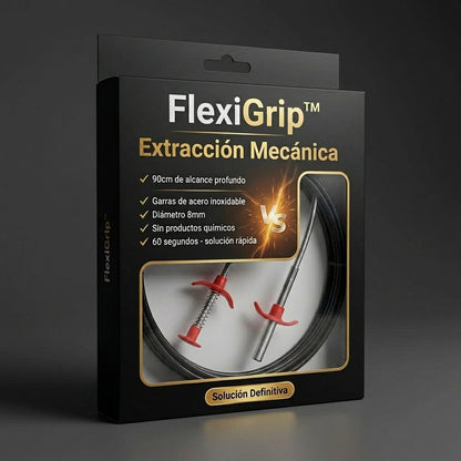 ¡2X1! Pinzas FlexiGrip™: Arranca el Tapón de Cabello en 60 Segundos (Sin Químicos Peligrosos)