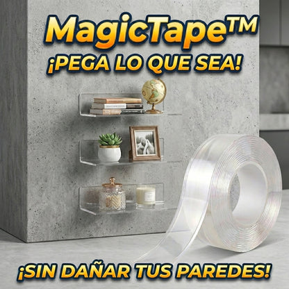 Cinta Lavable y Reutilizable MagicTape™: Adiós a los Huecos en la Pared (Promo 3x1 Hoy)